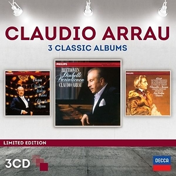 Claudio Arrau-3 Classic Albums (Ltd.Edt.), Ludwig van Beethoven, Franz Liszt, Frédéric Chopin