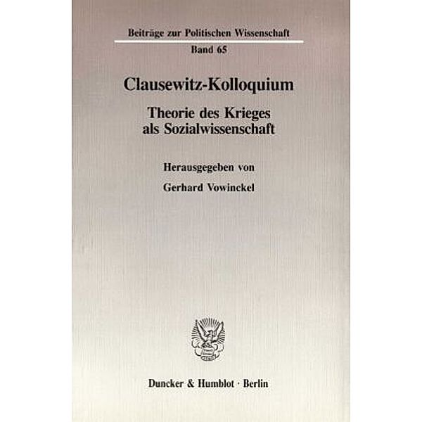 Clausewitz-Kolloquium.