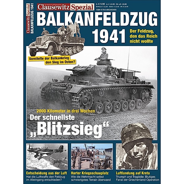 Clausewitz Spezial 21. Balkanfeldzug 1941, Stefan Krüger