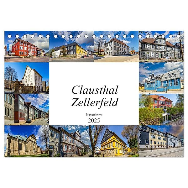 Clausthal Zellerfeld Impressionen (Tischkalender 2025 DIN A5 quer), CALVENDO Monatskalender, Calvendo, Dirk Meutzner