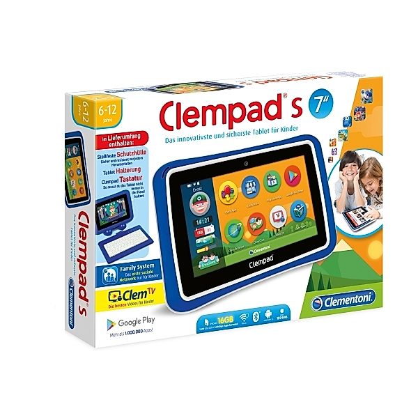 Clementoni Clementoni Clempad S 7.0 (16 GB, 7 Zoll) mit Tastatur