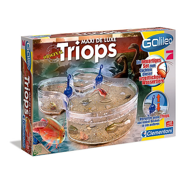 Clementoni Clementoni - Galileo Triops Maxi De Luxe, Experimentierkasten