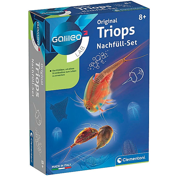 Clementoni - Galileo Triops, Nachfüll-Set