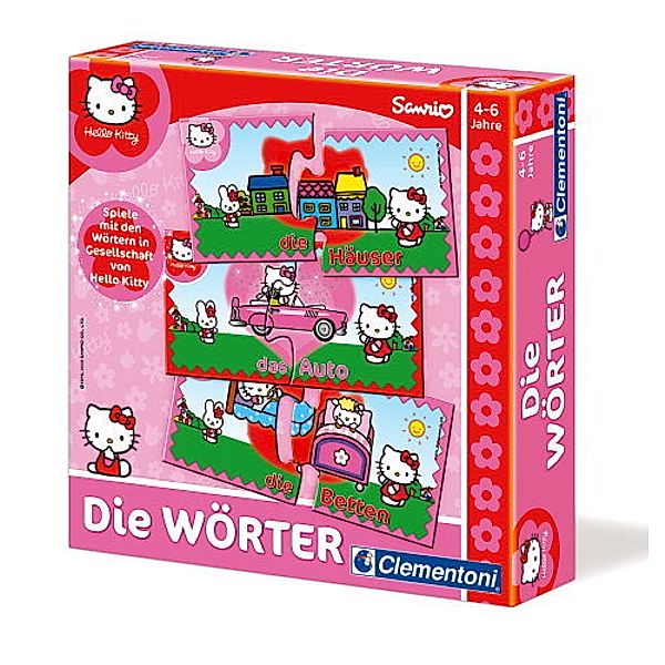 Clementoni - Hello Kitty Die Wörter, Lernspiel