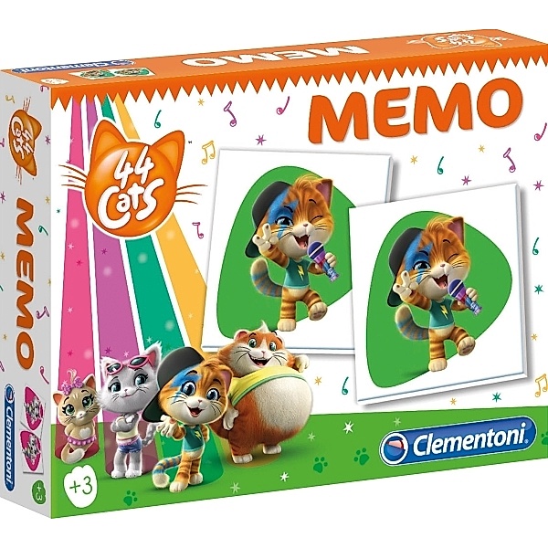Clementoni Clementoni Memo Kompakt - 44 Cats