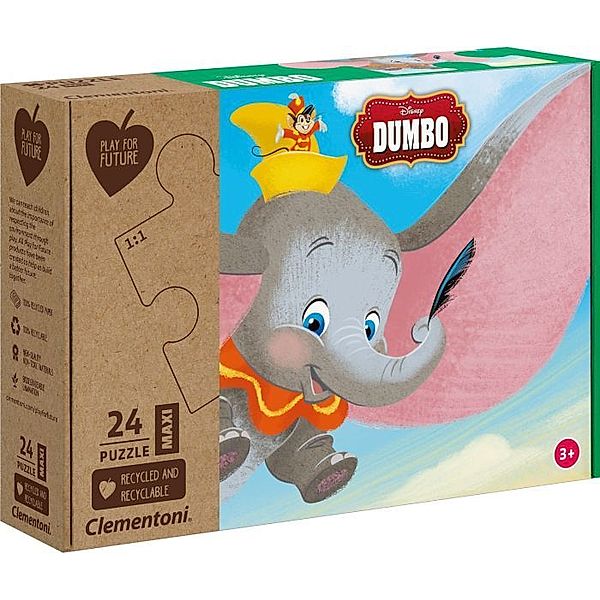 Clementoni Clementoni Puzzle Maxi Play for Future - Dumbo 24 Teile