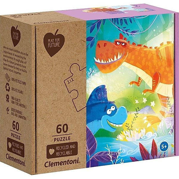 Clementoni Clementoni Puzzle Play for Future - Freaky Friends 60 Teile