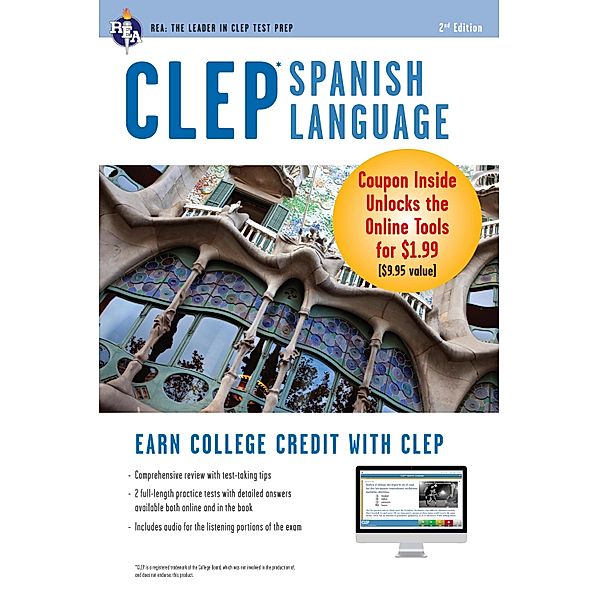 CLEP Spanish Language Book + Online, Viviana Gyori