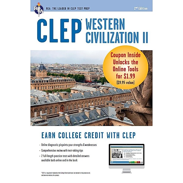 CLEP® Western Civilization II Book + Online / CLEP Test Preparation, Preston Jones