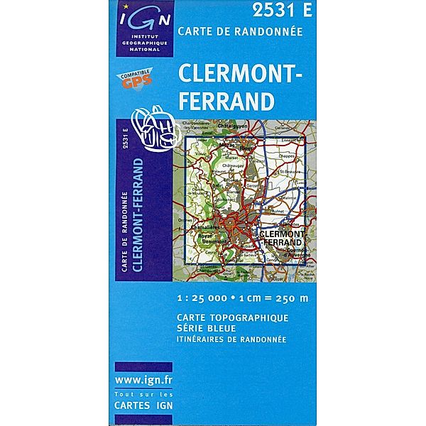 Clermont-Ferrand 1: 25 000/2531 E