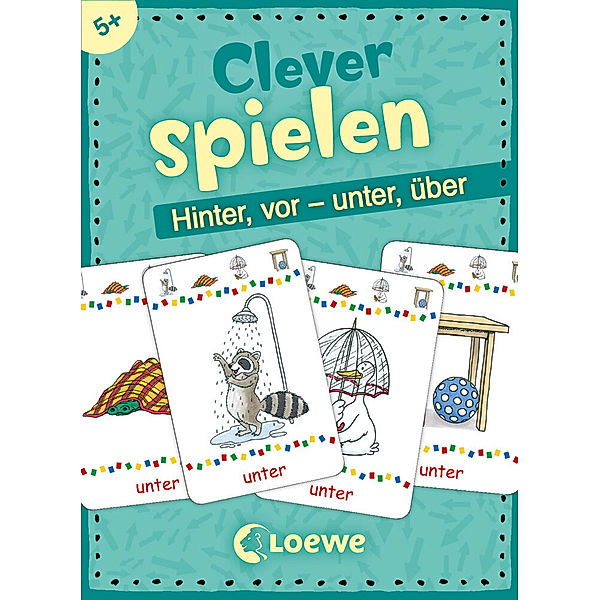 Loewe Verlag, Loewe Clever spielen - Hinter, vor - unter, über (Kartenspiel)