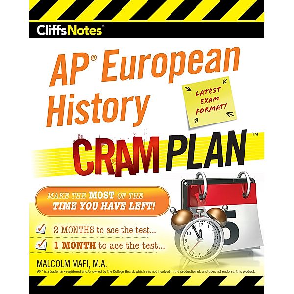 CliffsNotes AP European History Cram Plan, Malcolm Mafi