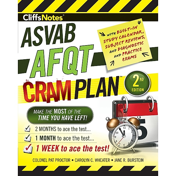 CliffsNotes ASVAB AFQT Cram Plan 2nd Edition / Cliffs Notes, Pat Proctor