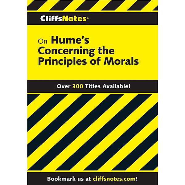 CliffsNotes on Hume's Concerning Principles of Morals, Patterson Charles