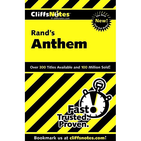 CliffsNotes on Rand's Anthem / Cliffs Notes, Andrew Bernstein