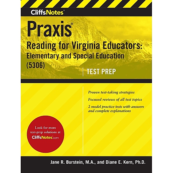 CliffsNotes Praxis Reading for Virginia Educators, Jane R. Burstein