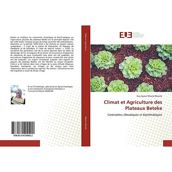 Climat et Agriculture des Plateaux Beteke, Guy Aymar Miame Mouelo