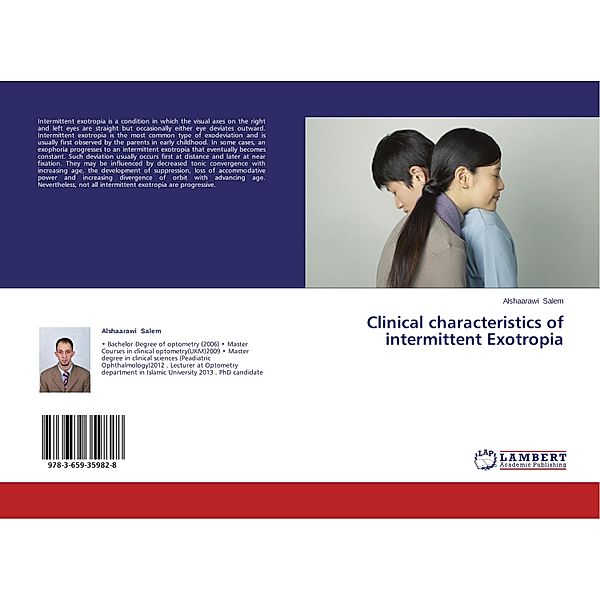 Clinical characteristics of intermittent Exotropia, Alshaarawi Salem