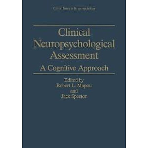 Clinical Neuropsychological Assessment / Critical Issues in Neuropsychology