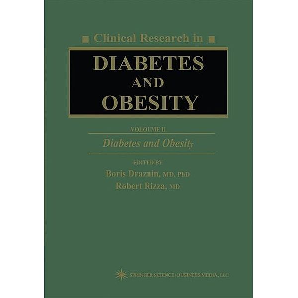 Clinical Research in Diabetes and Obesity, Volume 2 / Contemporary Biomedicine Bd.15