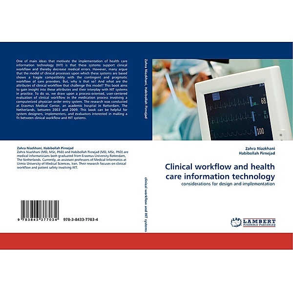 Clinical workflow and health care information technology, Zahra Niazkhani, Habibollah Pirnejad