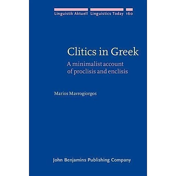 Clitics in Greek, Marios Mavrogiorgos