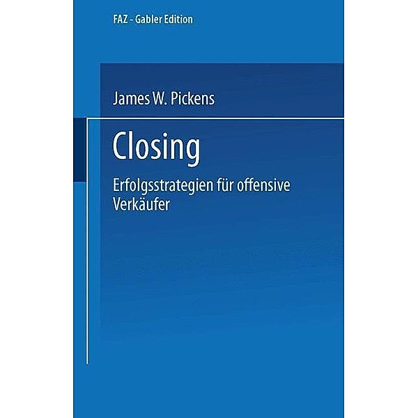 Closing, James W. Pickens