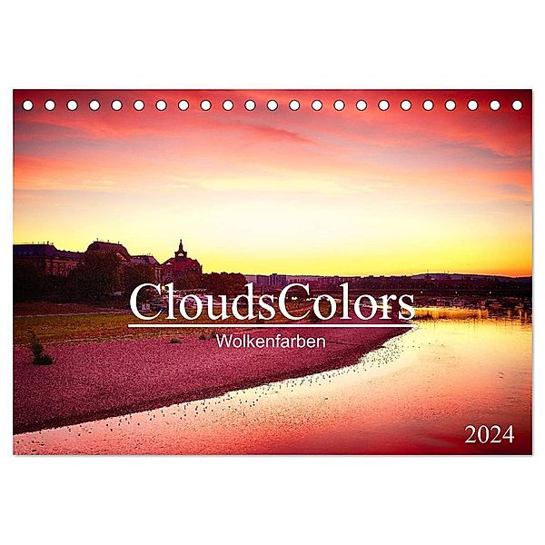 CloudsColors 2024 (Tischkalender 2024 DIN A5 quer), CALVENDO Monatskalender, Dirk Meutzner