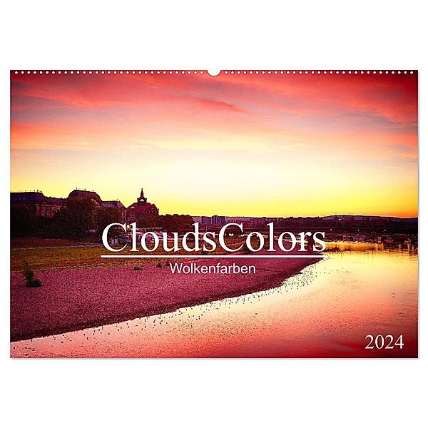 CloudsColors 2024 (Wandkalender 2024 DIN A2 quer), CALVENDO Monatskalender, Dirk Meutzner