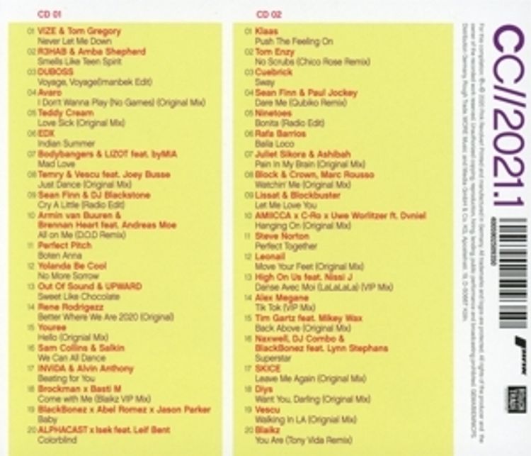 Club Charts 2021 CD von Diverse Interpreten bei Weltbild.de