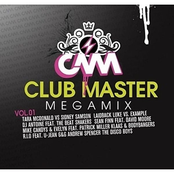 Club Master Megamix Vol.1, Diverse Interpreten