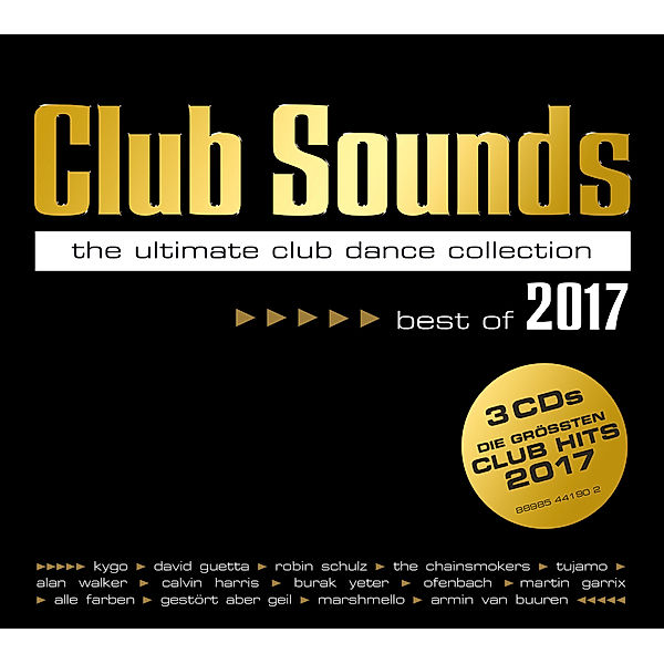 Club Sounds - Best Of 2017 (3 CDs), Various