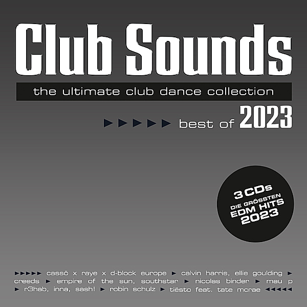 Club Sounds - Best of 2023 (3 CDs), Diverse Interpreten