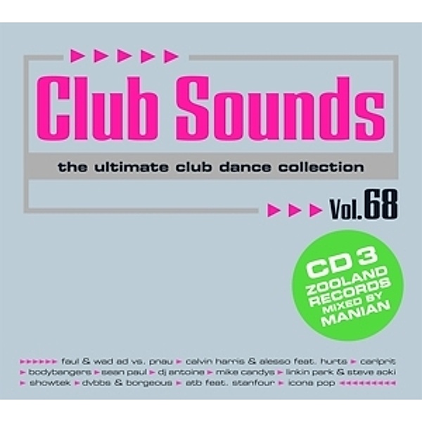 Club Sounds Vol. 68, Diverse Interpreten