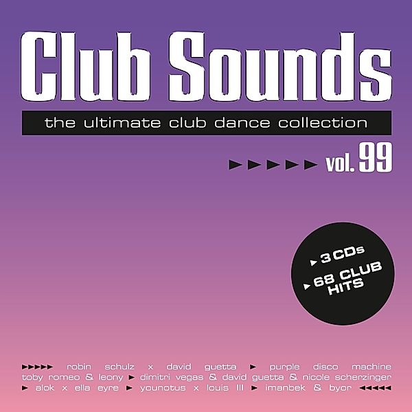 Club Sounds Vol.99, Diverse Interpreten