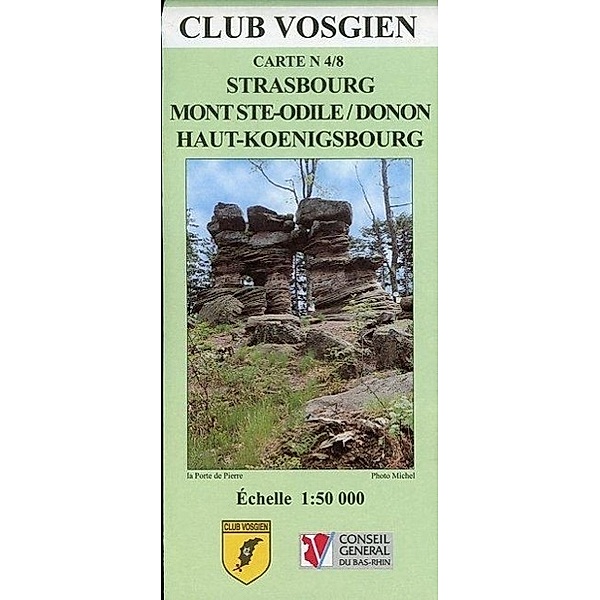 Club Vosgien 4/8/Strasbourg Mont Ste-Odile/1 : 50 000