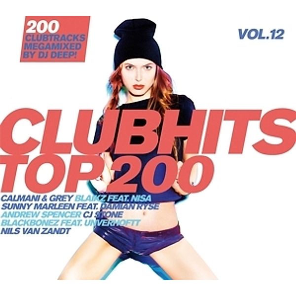 Clubhits Top 200 Vol.12, Diverse Interpreten