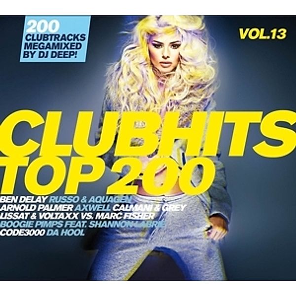 Clubhits Top 200 Vol.13, Diverse Interpreten