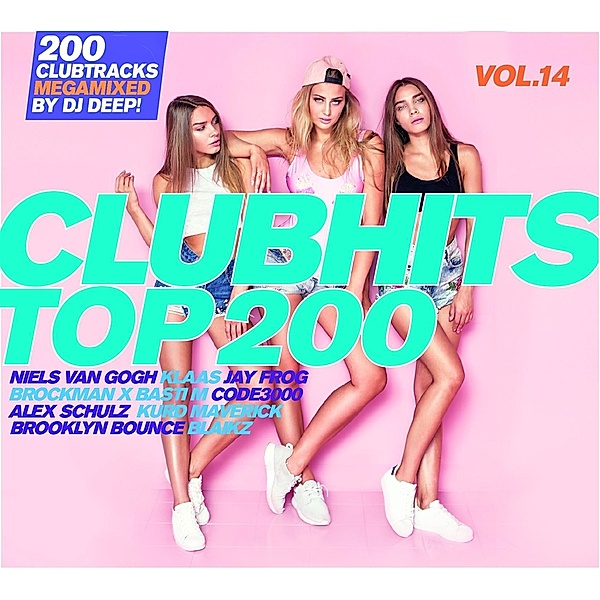 Clubhits Top 200 Vol.14, Diverse Interpreten