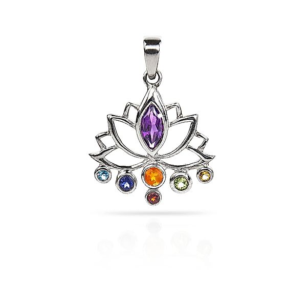 CM Anhänger Chakra Lotus, SI925