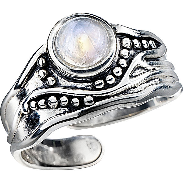 CM Ring Arya mit Mondstein, 925 Silber