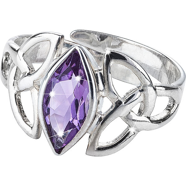 CM Ring Celtic Amethyst, Silber 925