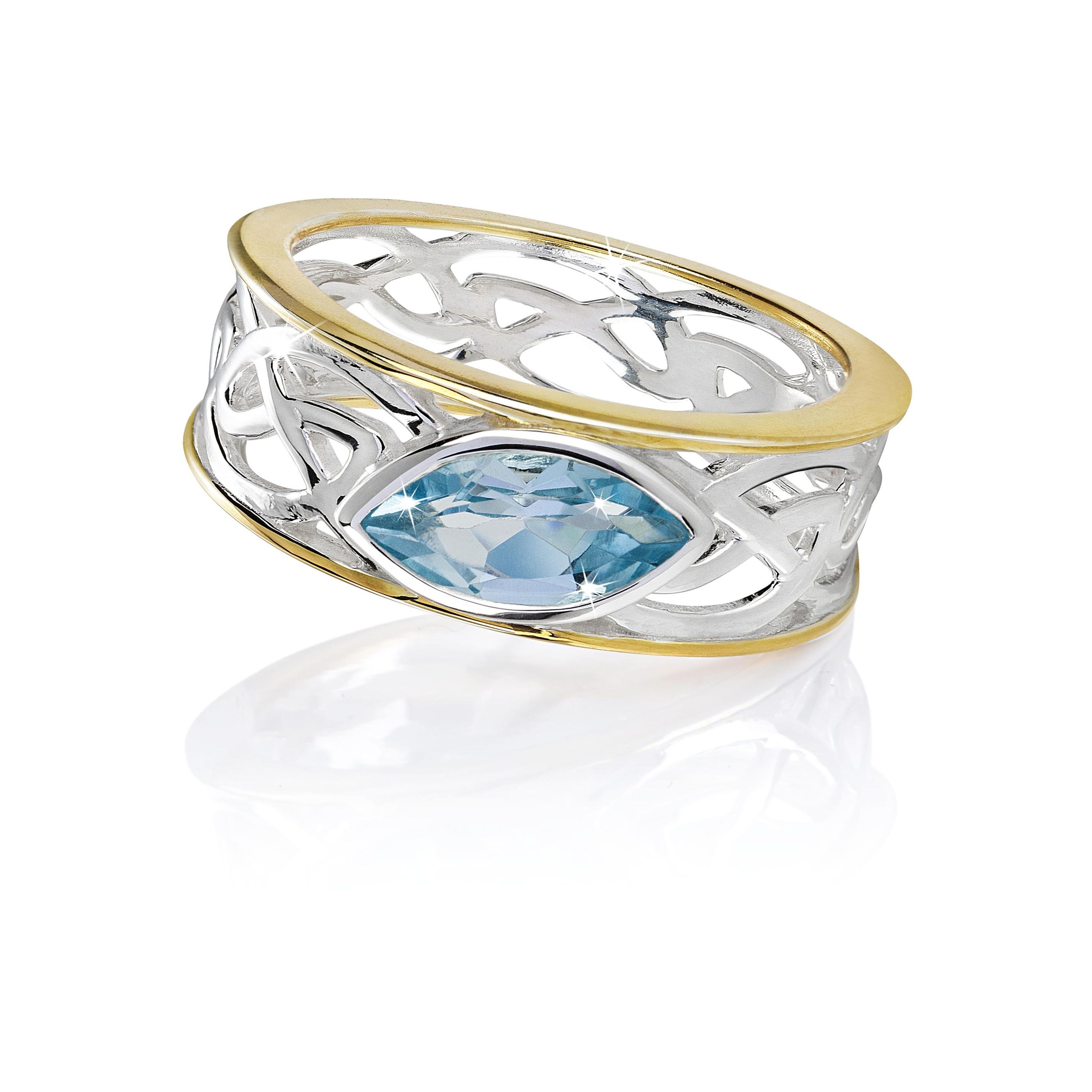 CM Ring „Skye“ bicolor, 925 Silber Größe: 18 kaufen