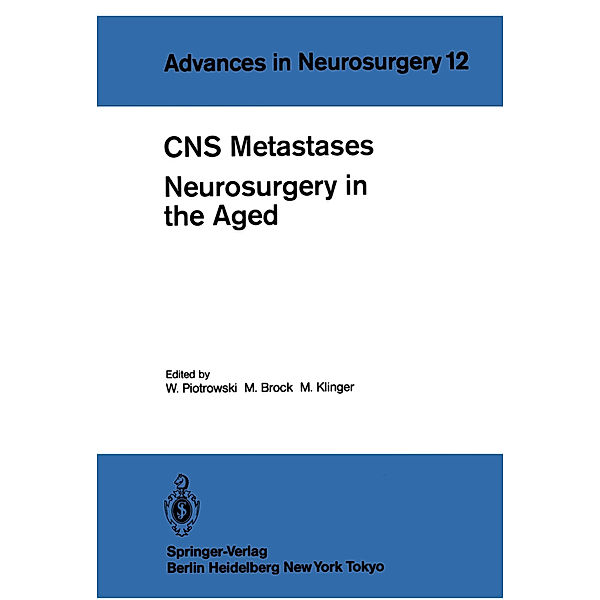 CNS Metastases Neurosurgery in the Aged