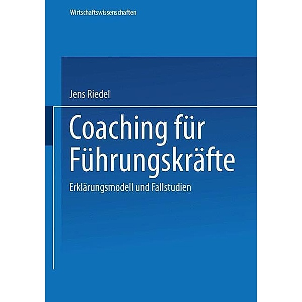 Coaching für Führungskräfte, Jens Riedel