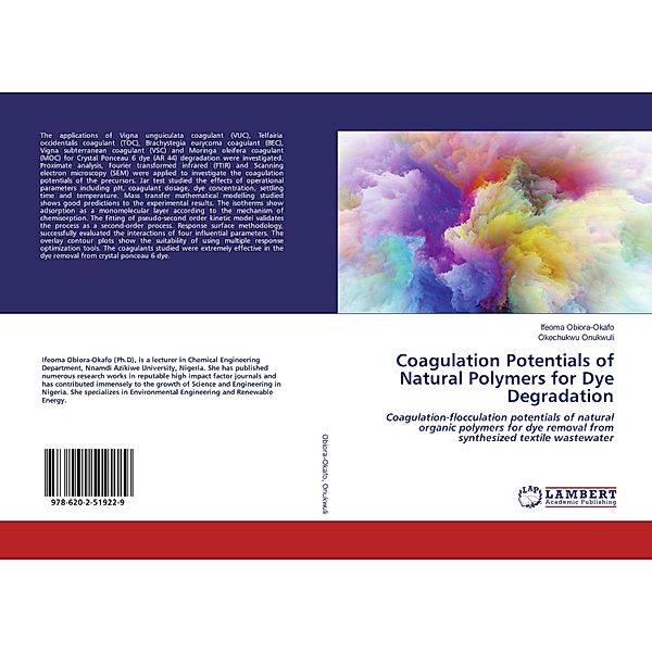 Coagulation Potentials of Natural Polymers for Dye Degradation, Ifeoma Obiora-Okafo, Okechukwu Onukwuli