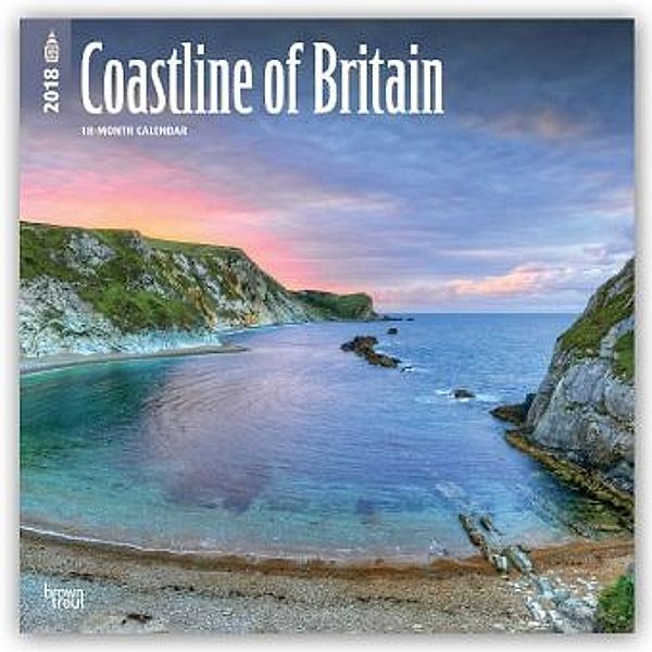 Coastline of Britain - Die Küsten Großbritanniens 2018 - 18-Monatskalender mit freier TravelDays-App, BrownTrout Publisher