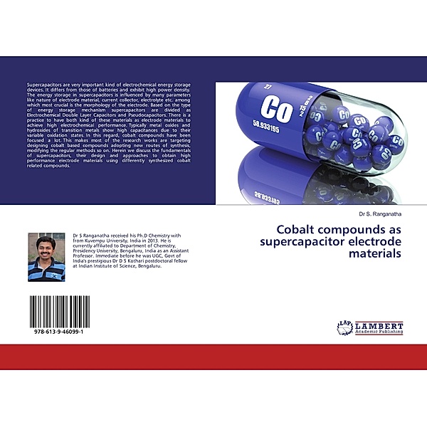 Cobalt compounds as supercapacitor electrode materials, S. Ranganatha