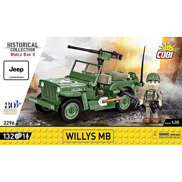 Cobi COBI 2296 Willys MB & M2 Gun