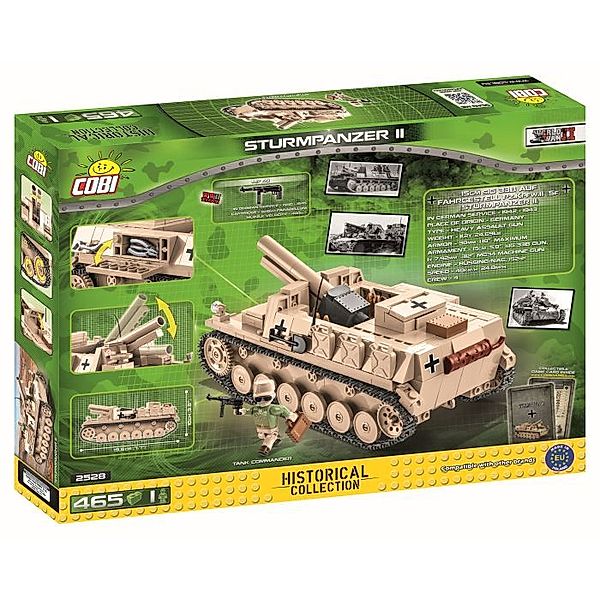 COBI 2528 15cm slG 33 auf Fahrgestell PzKpfw II (DAK)